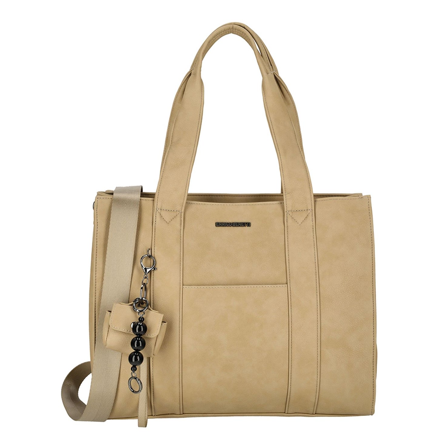 Enrico Benetti Taylor Laptopschoudertas - 15" laptopvak - taupe