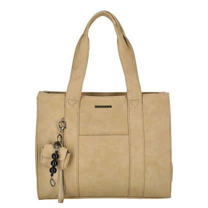 Enrico Benetti Taylor Laptopschoudertas - 15" laptopvak - taupe
