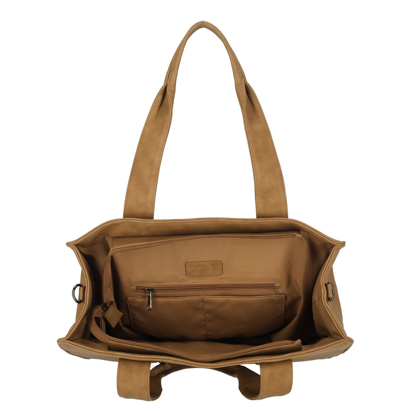 Enrico Benetti Taylor Laptopschoudertas - 15" laptopvak - camel