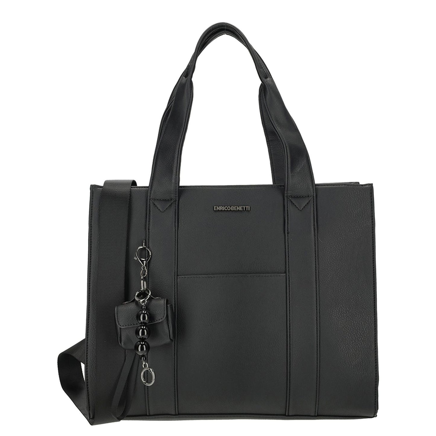 Enrico Benetti Taylor Laptopschoudertas - 15" laptopvak - black