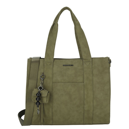 Enrico Benetti Taylor Laptopschoudertas - 15" laptopvak - olive