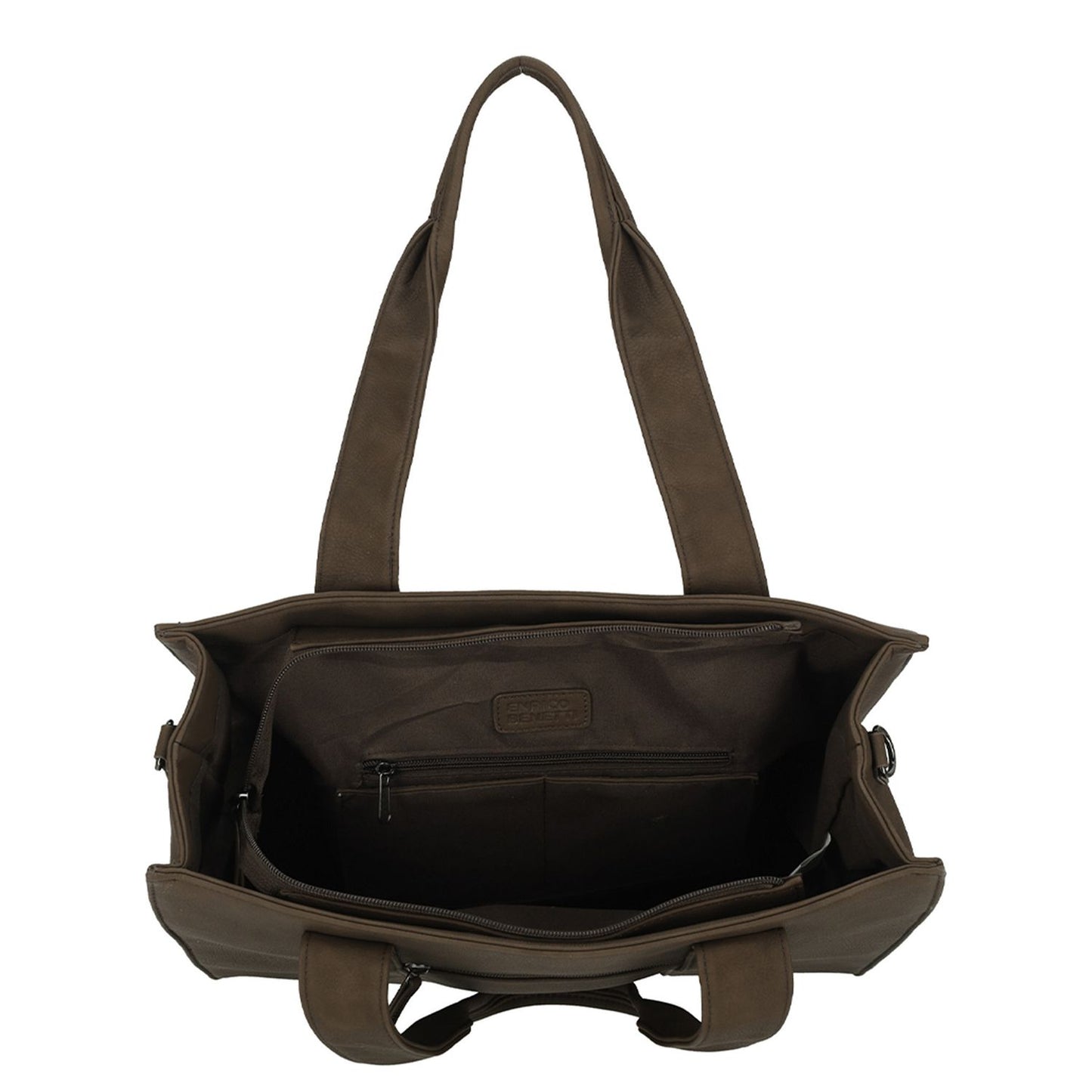 Enrico Benetti Taylor Laptopschoudertas - 15" laptopvak - brown