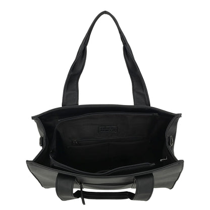 Enrico Benetti Taylor Laptopschoudertas - 15" laptopvak - black