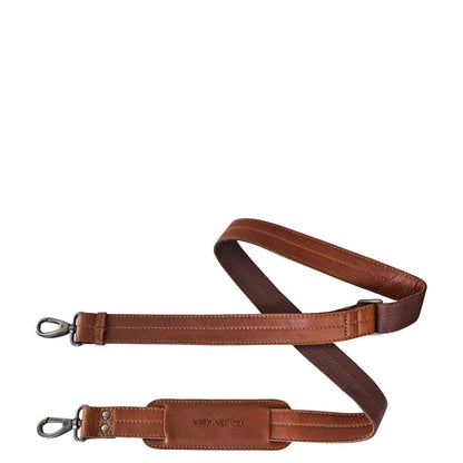Plevier Bill Laptopschoudertas - 16" laptopvak - cognac