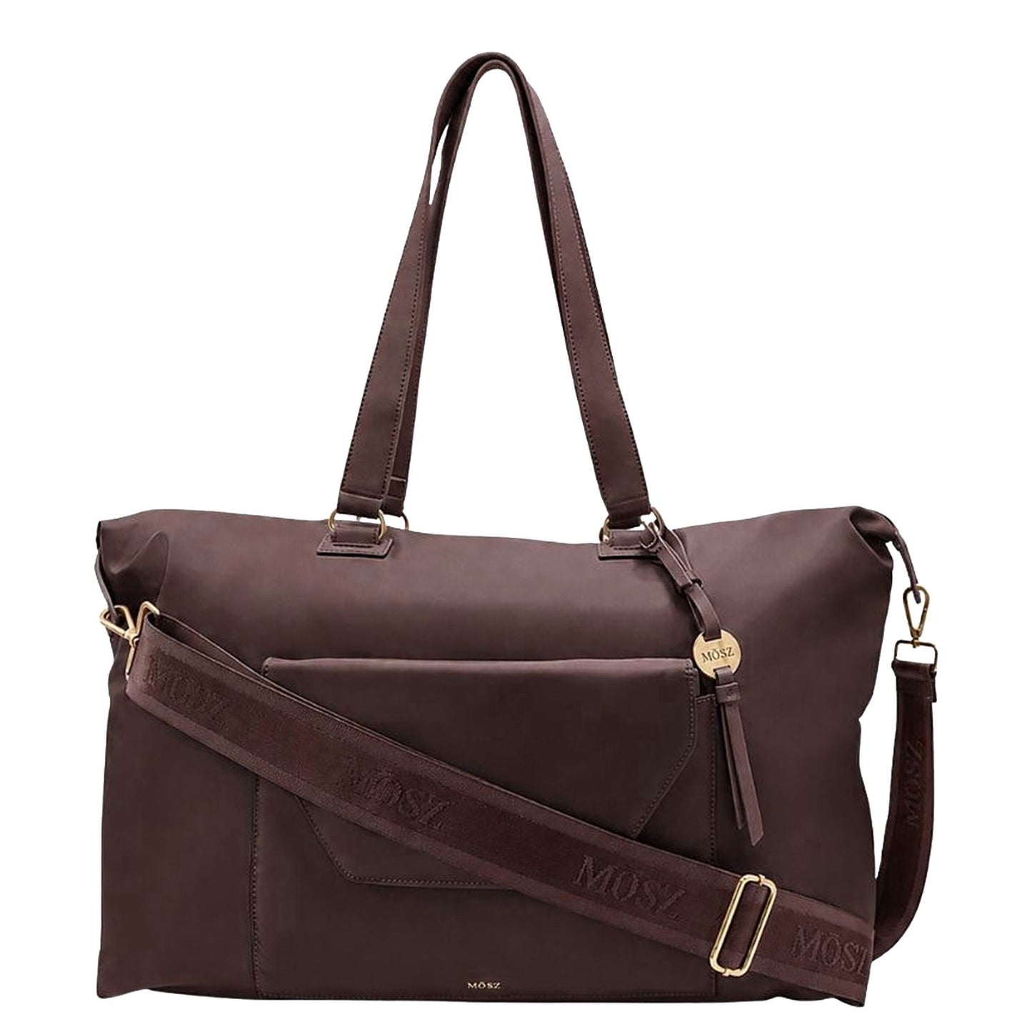 MOSZ Sandy Weekendtas 48 cm - 37 liter - afneembare schouderriem - 48x32x24 cm - dark brown