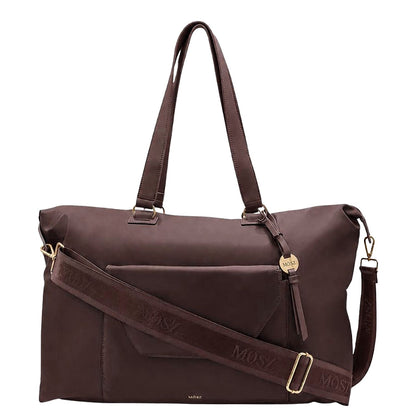 MOSZ Sandy Weekendtas 48 cm - 37 liter - afneembare schouderriem - 48x32x24 cm - dark brown