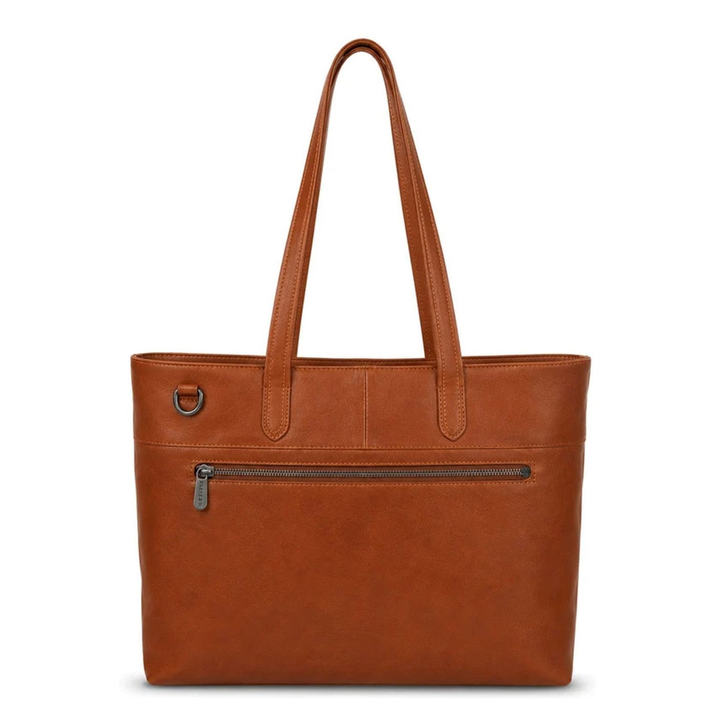 Plevier Catz Laptopschoudertas - 16" laptopvak - afneembare schouderriem - cognac