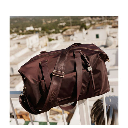 MOSZ Sandy Weekendtas 48 cm - 37 liter - afneembare schouderriem - 48x32x24 cm - dark brown