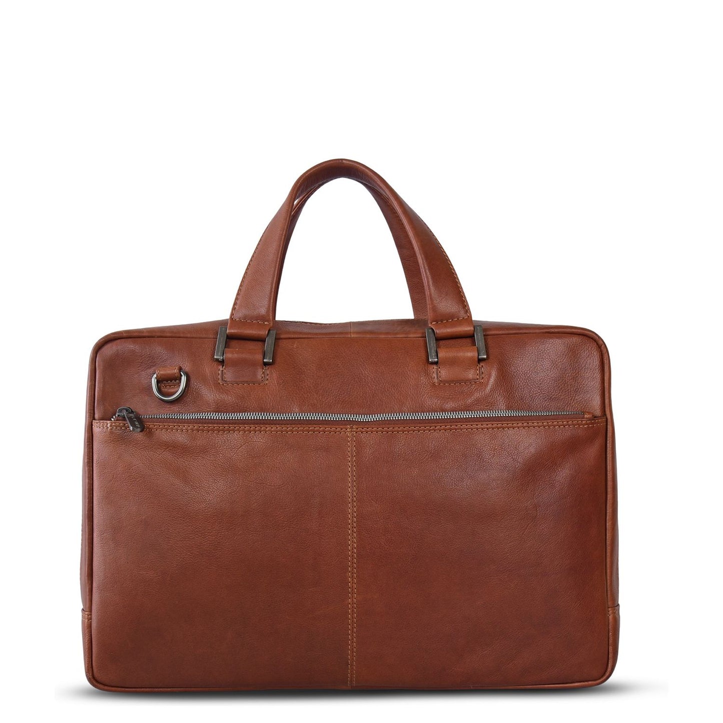 Plevier Bill Laptopschoudertas - 16" laptopvak - cognac