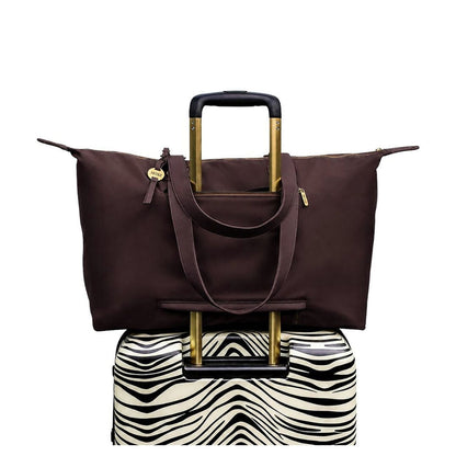 MOSZ Sandy Weekendtas 48 cm - 37 liter - afneembare schouderriem - 48x32x24 cm - dark brown