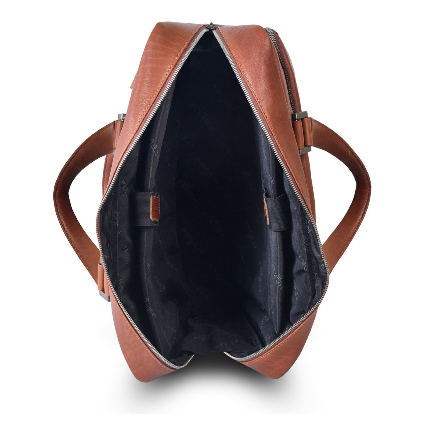 Plevier Bill Laptopschoudertas - 16" laptopvak - cognac