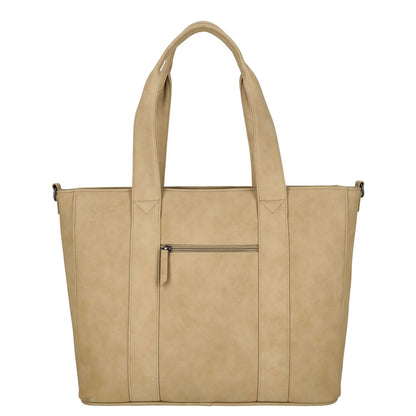 Enrico Benetti Taylor Shopper - 15" laptopvak - taupe