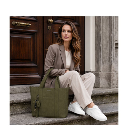 Enrico Benetti Taylor Shopper - 15" laptopvak - olive