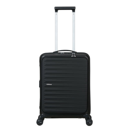 American Tourister FastForward Handbagage Spinner 55 cm - Uitbreidbaar 37/44 liter - 55x40x20/23 cm - flash black