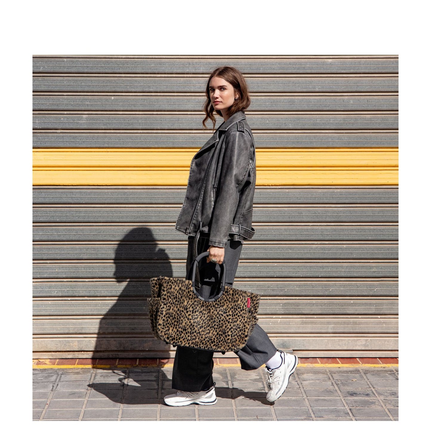Reisenthel Loopshopper L leo fake fur