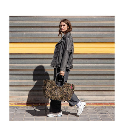 Reisenthel Loopshopper L leo fake fur