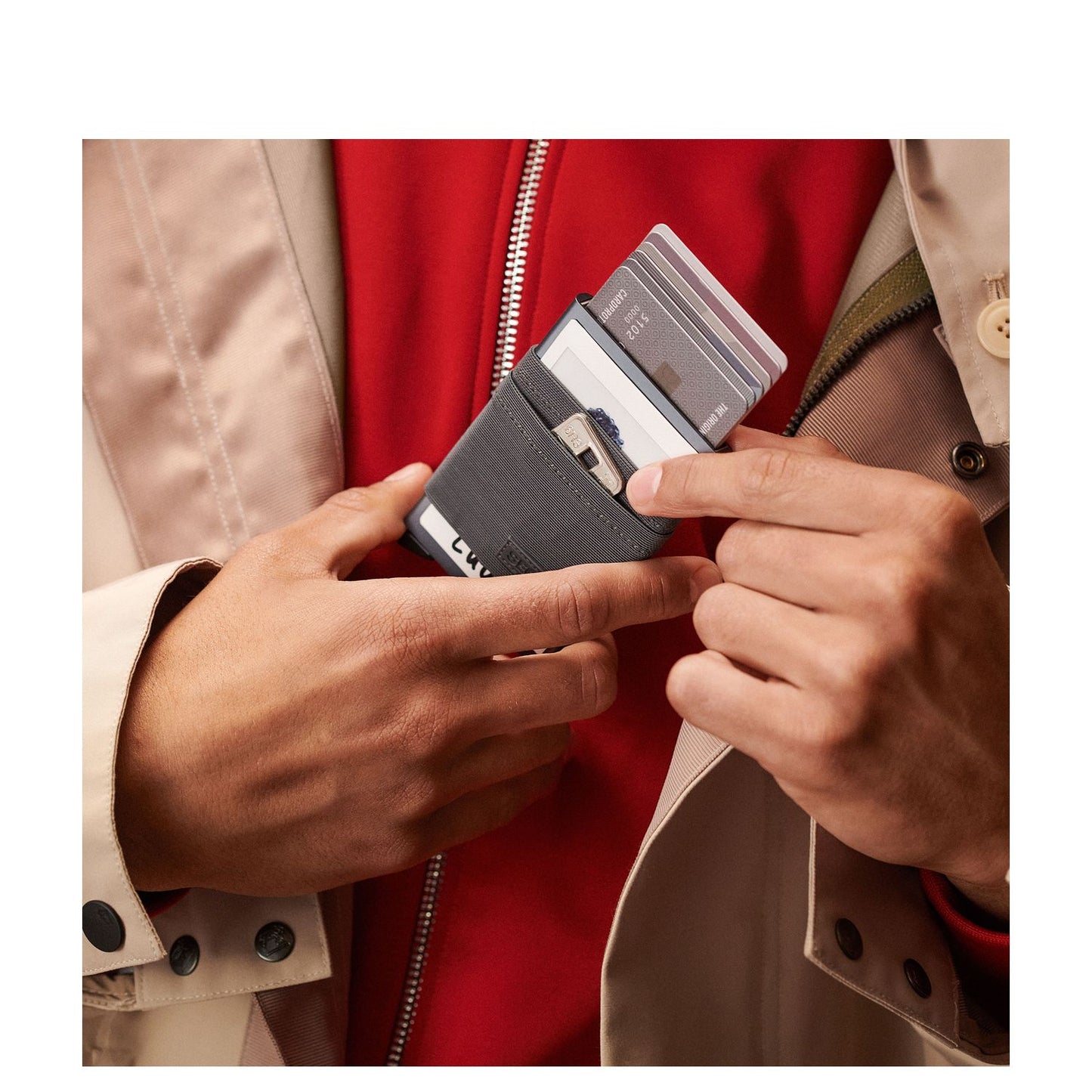 Secrid Flexwallet Portemonnee titanium