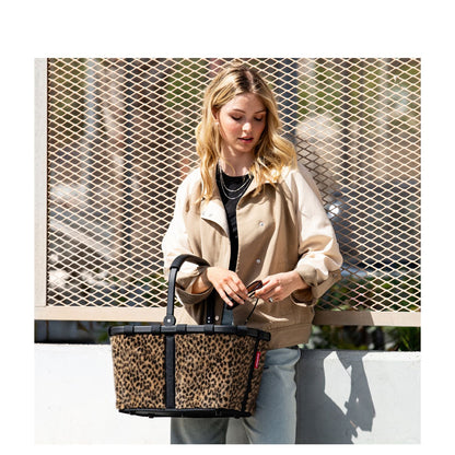 Reisenthel Shopping Carrybag Boodschappenmand - 22 liter - leo fake fur