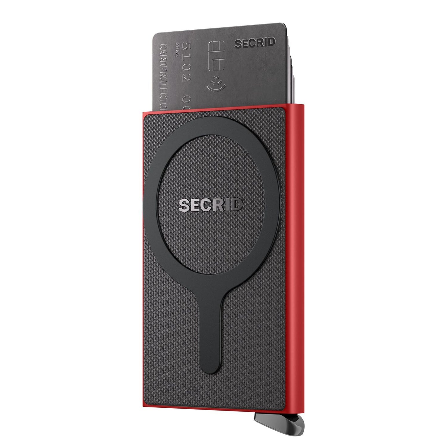 Secrid Cardprotector Pasjeshouder Fluted - voor magsafe - red+