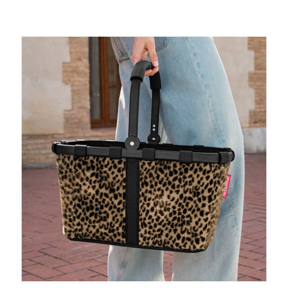 Reisenthel Shopping Carrybag Boodschappenmand - 22 liter - leo fake fur
