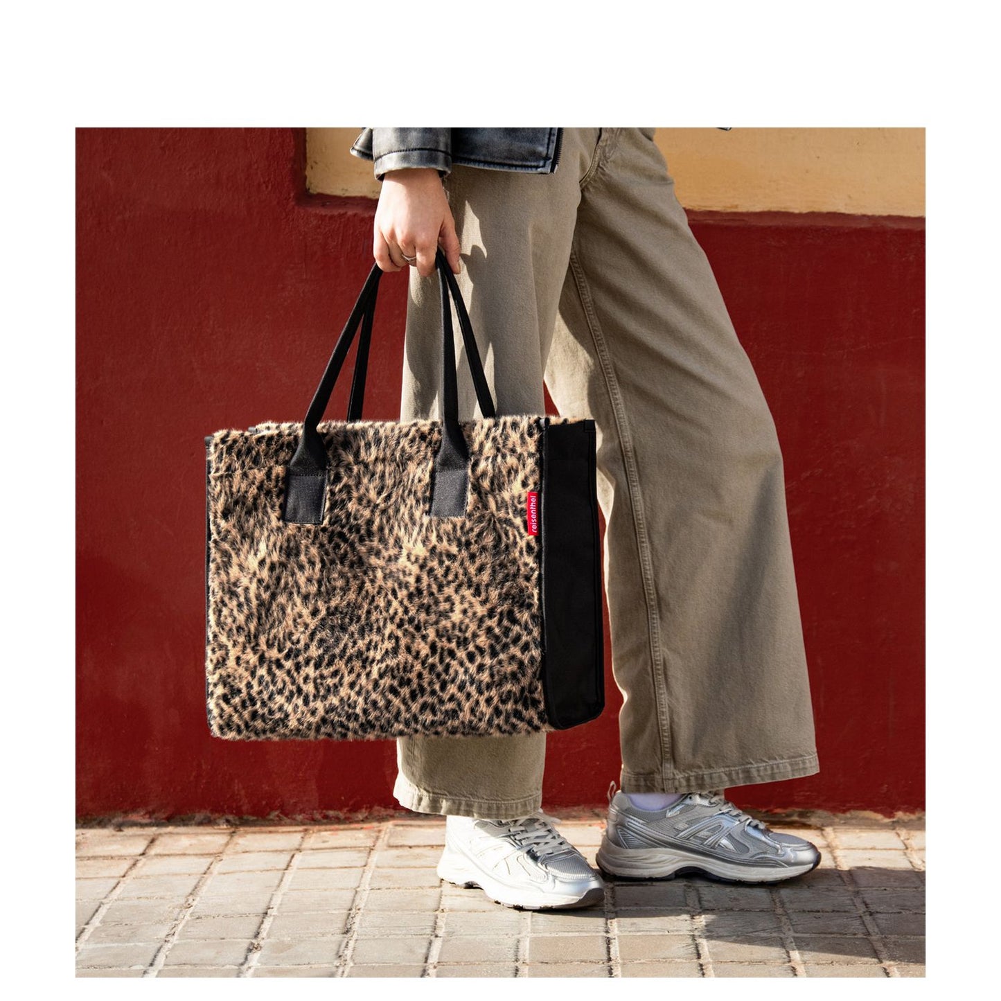 Reisenthel Daily Shopper leo fake fur