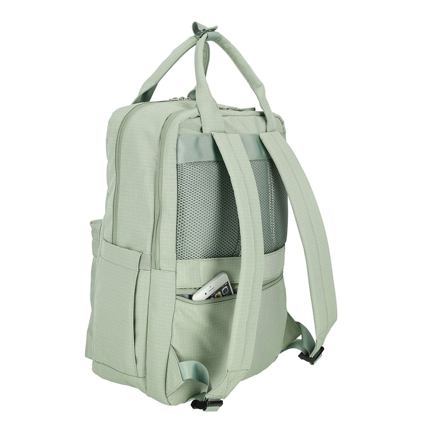 Enrico Benetti Luzern Rugzak - 18 liter - 17" laptopvak - mint