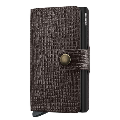 Secrid Miniwallet Portemonnee Palmellato brown