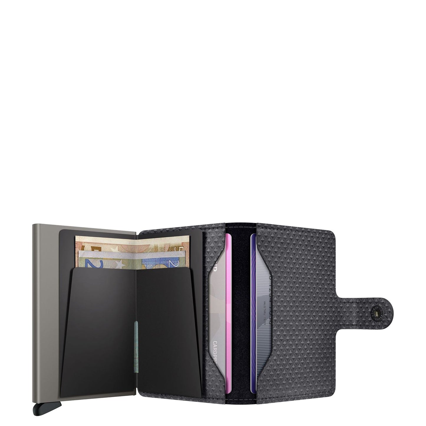 Secrid Miniwallet Portemonnee pyramid grey