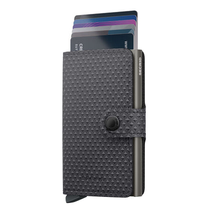 Secrid Miniwallet Portemonnee pyramid grey