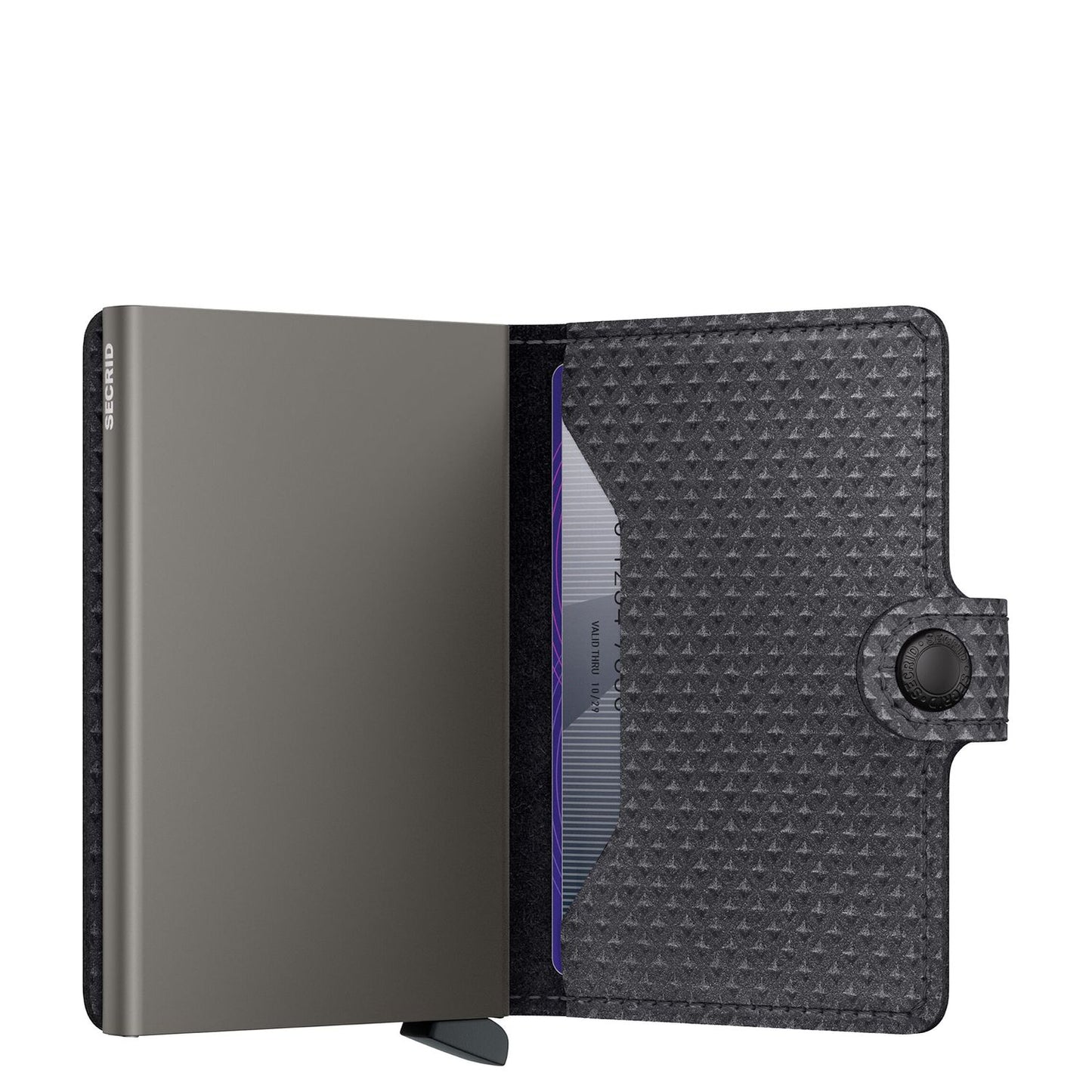 Secrid Miniwallet Portemonnee pyramid grey