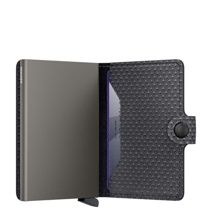 Secrid Miniwallet Portemonnee pyramid grey