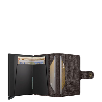 Secrid Miniwallet Portemonnee Palmellato brown