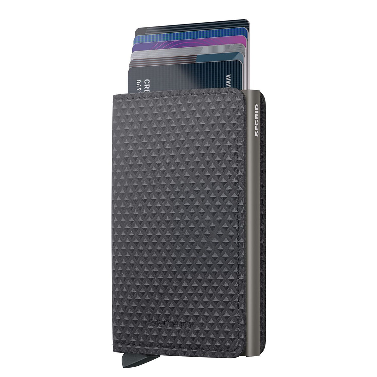 Secrid Slimwallet Portemonnee pyramid grey