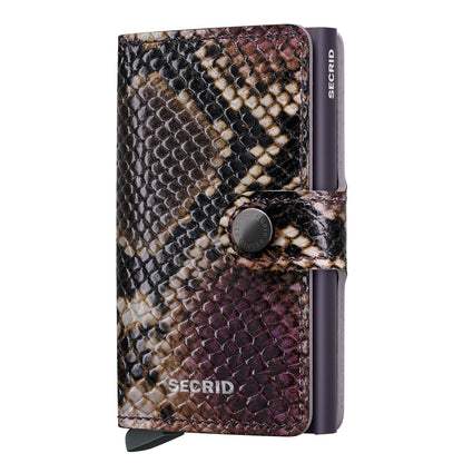 Secrid Miniwallet Portemonnee Serpent purple