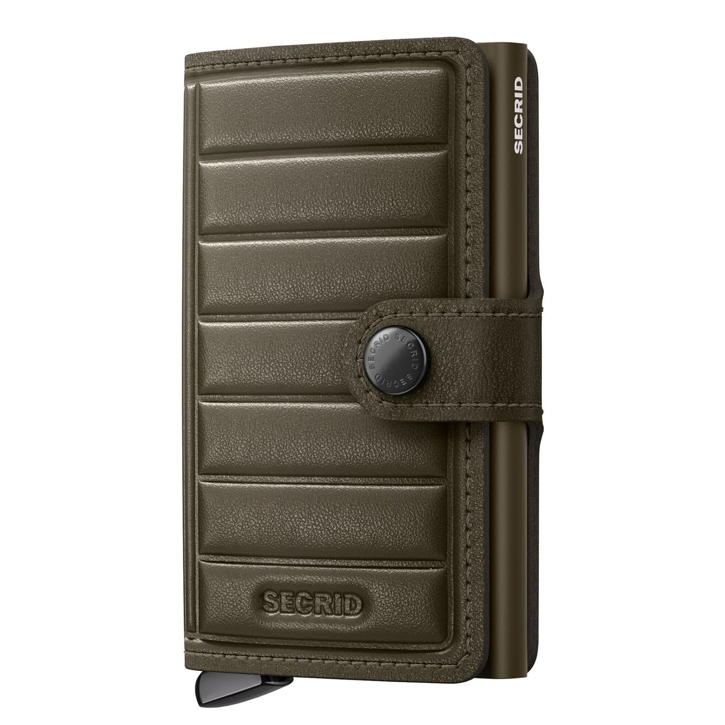 Secrid Miniwallet Portemonnee Emboss Lines cedar+