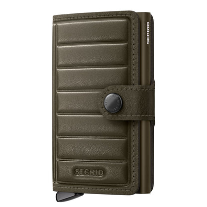 Secrid Miniwallet Portemonnee Emboss Lines cedar+