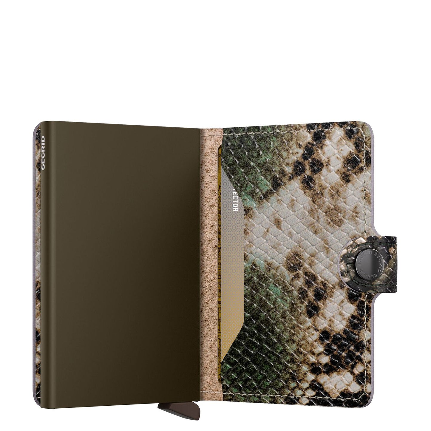 Secrid Miniwallet Portemonnee Serpent green