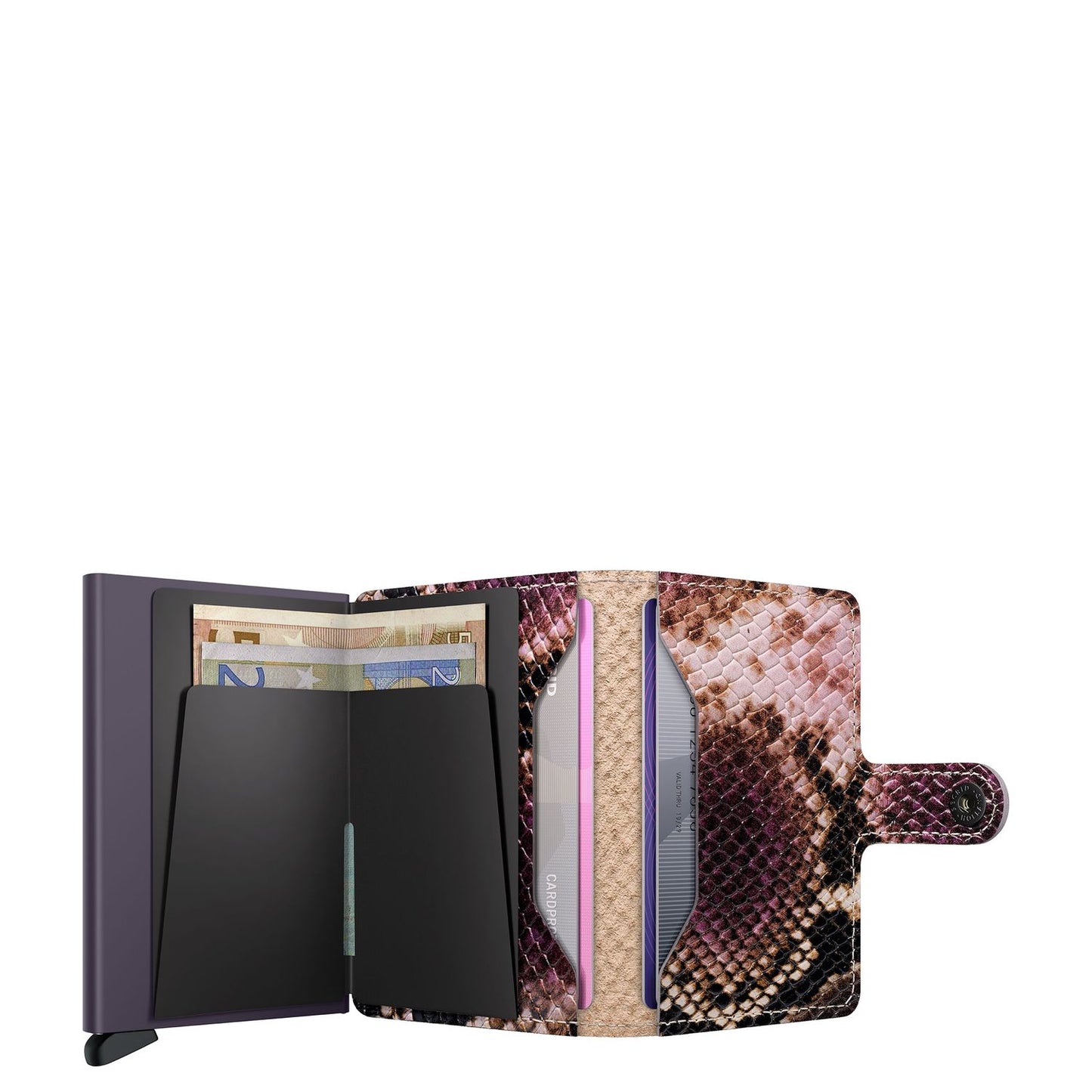Secrid Miniwallet Portemonnee Serpent purple