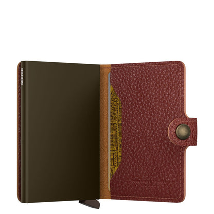 Secrid Miniwallet Portemonnee Vegetable tanned tuscan