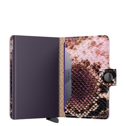 Secrid Miniwallet Portemonnee Serpent purple