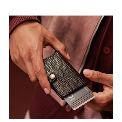 Secrid Miniwallet Portemonnee Palmellato brown