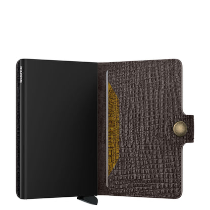 Secrid Miniwallet Portemonnee Palmellato brown