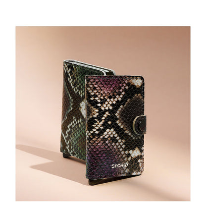 Secrid Miniwallet Portemonnee Serpent green