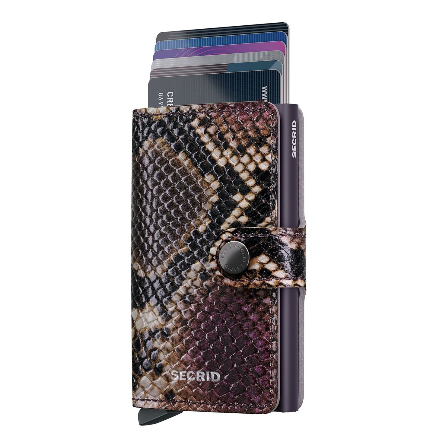 Secrid Miniwallet Portemonnee Serpent purple
