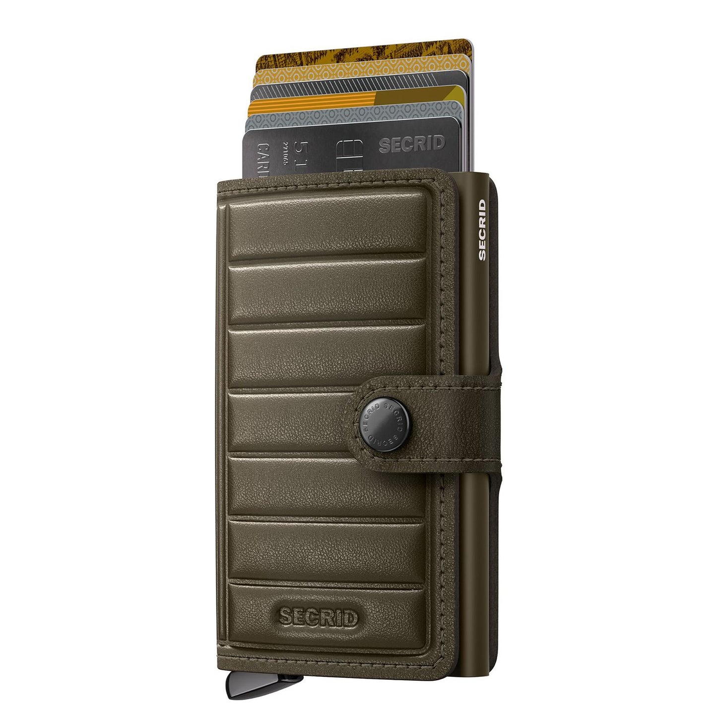 Secrid Miniwallet Portemonnee Emboss Lines cedar+