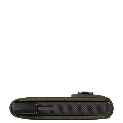 Secrid Miniwallet Portemonnee Emboss Lines cedar+