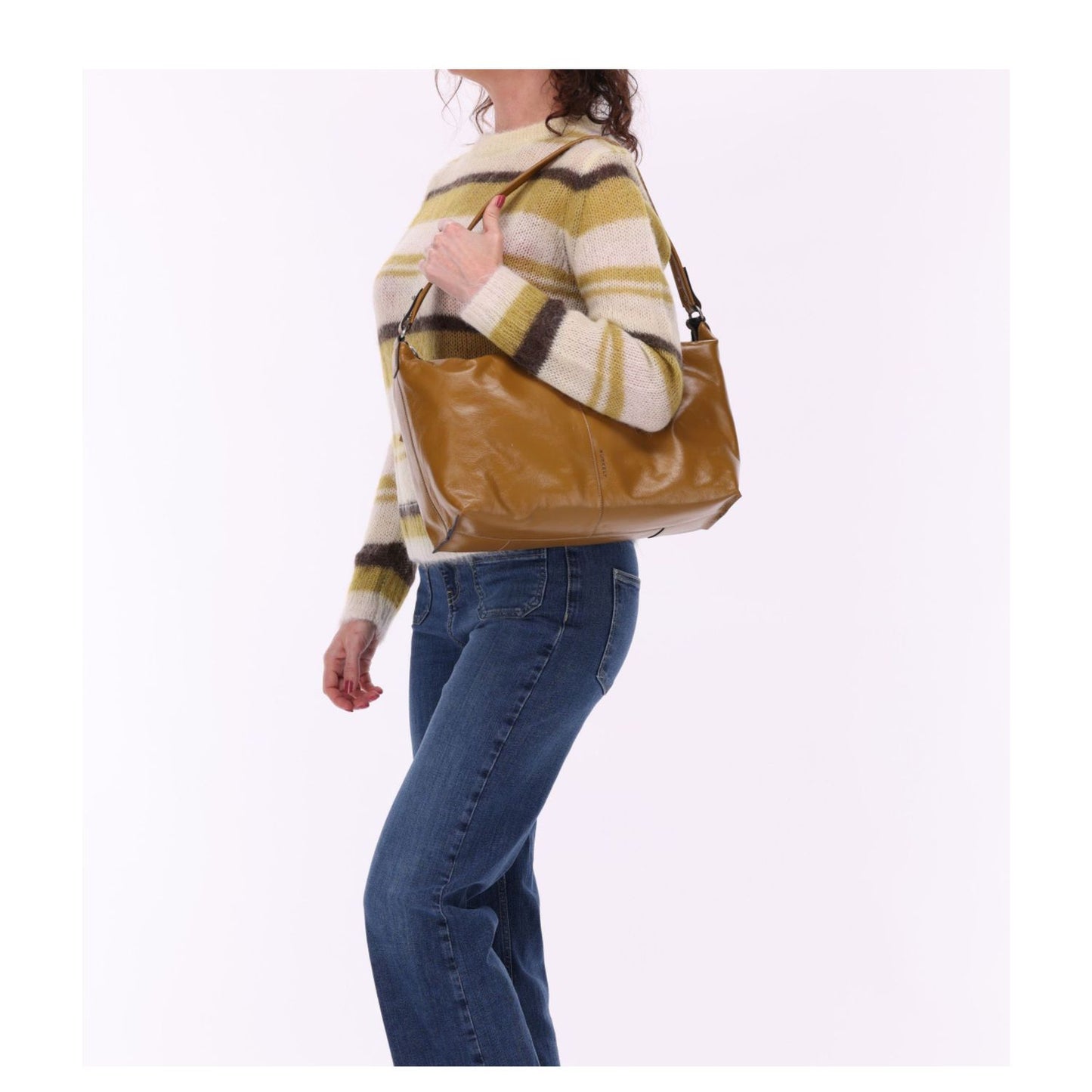 Burkely Myra Handtas - afneembare schouderriem - mustard