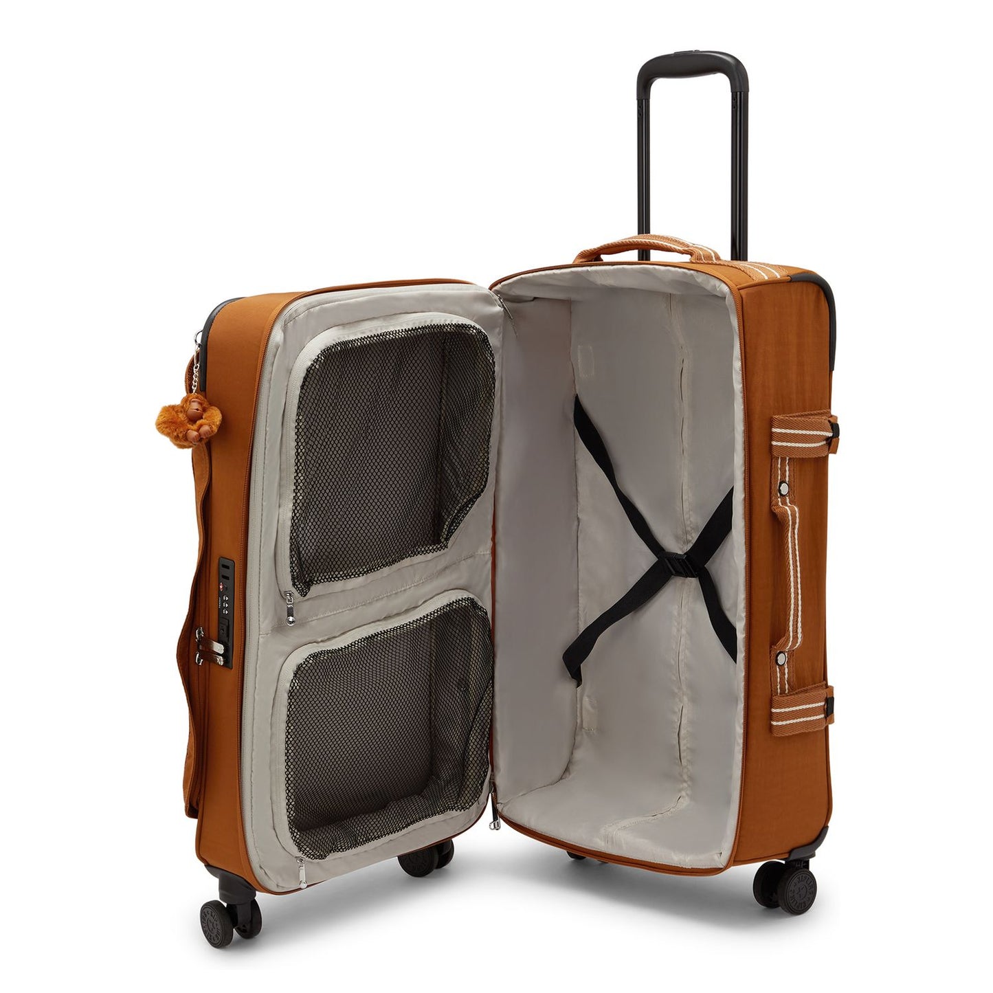 Kipling Spontaneous M Spinner 66 cm - 71 liter - 66x36x24 cm - stylish mokka