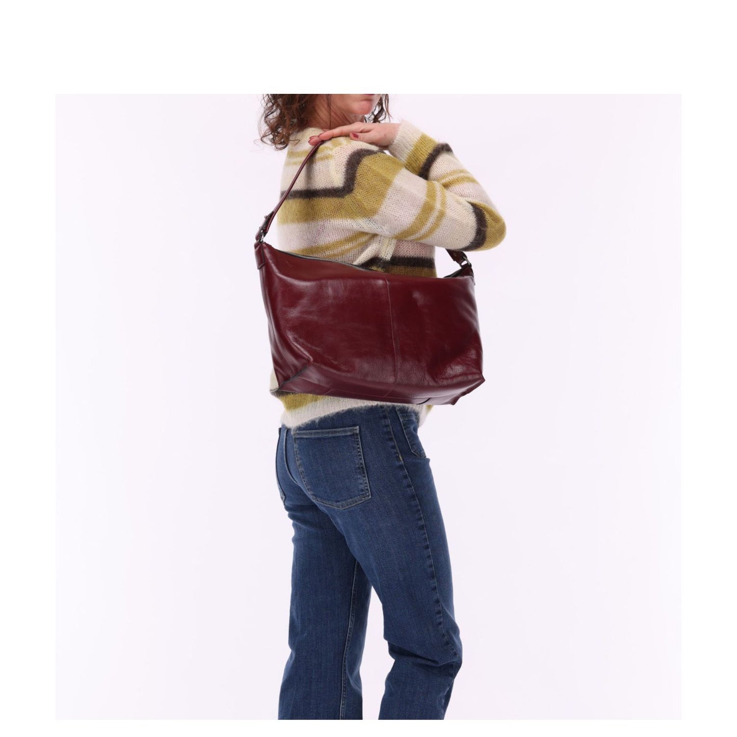 Burkely Myra Handtas - afneembare schouderriem - burgundy