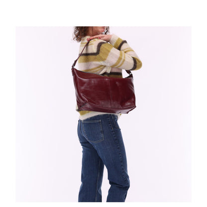 Burkely Myra Handtas - afneembare schouderriem - burgundy